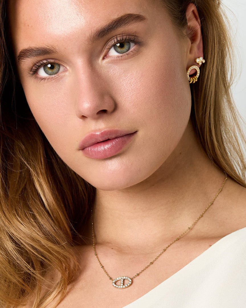 Infinity strass necklace - Mevotti