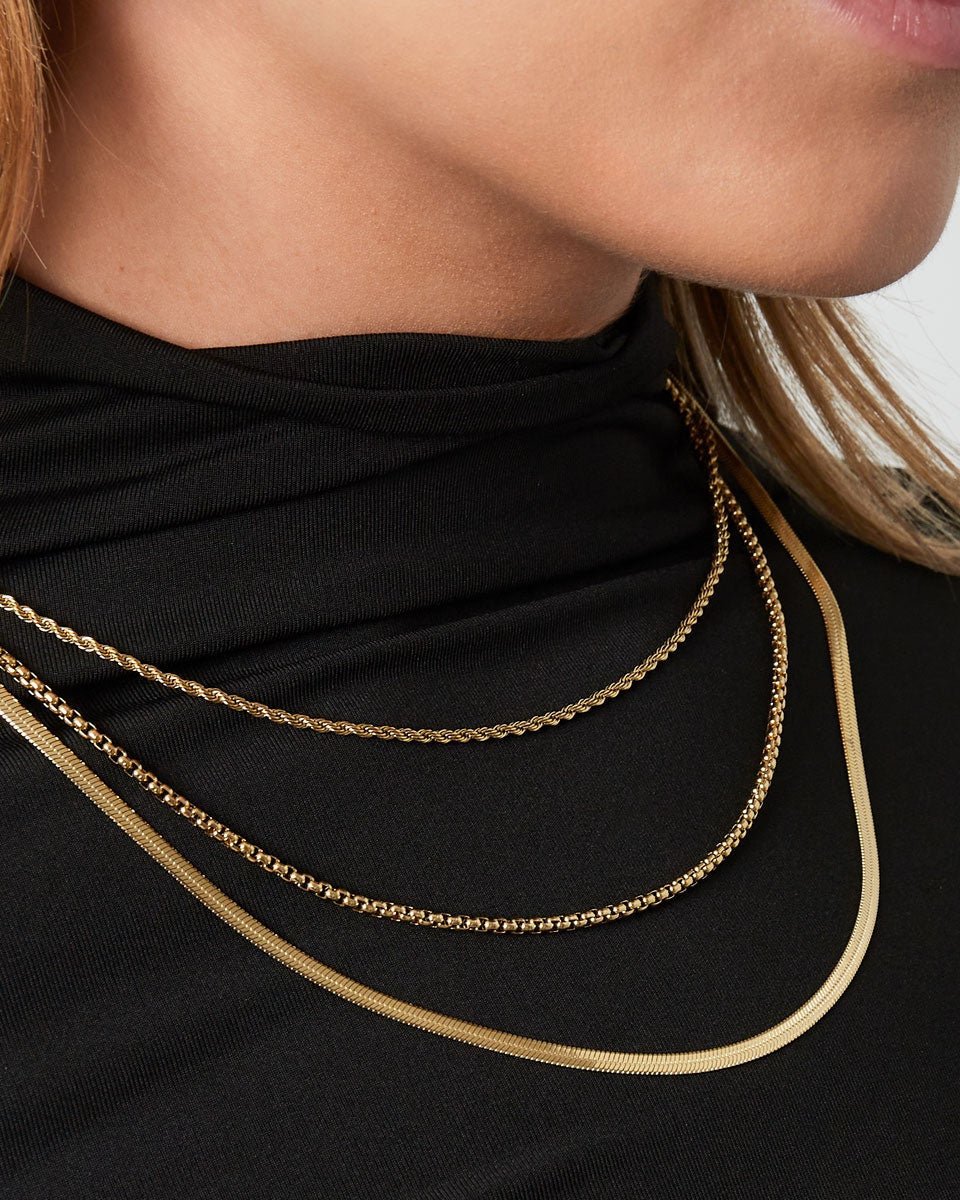 Stacked Julia Necklace - Mevotti