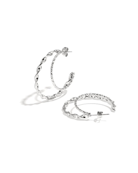 Twisted double earrings - Mevotti