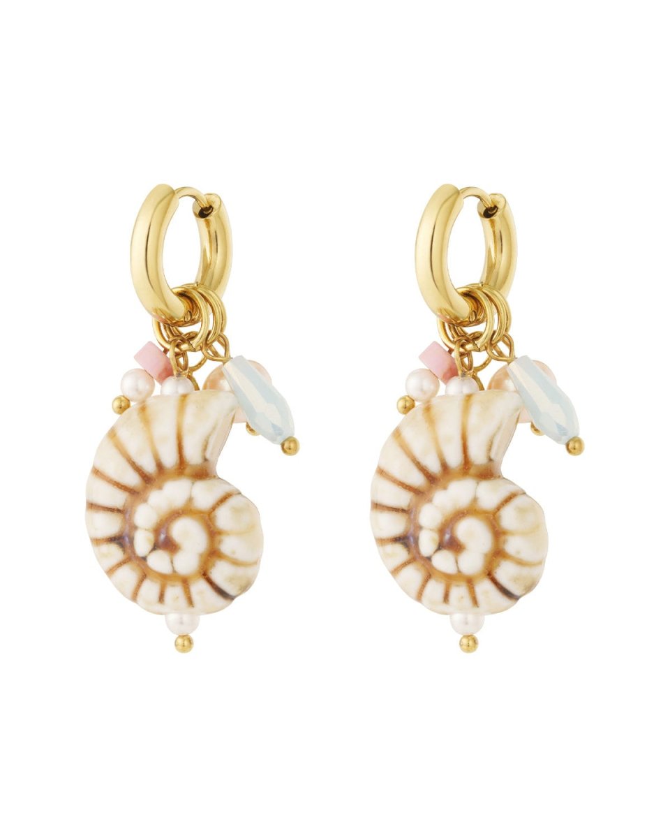 Coral Bay – Stainless Steel Earrings - Mevotti