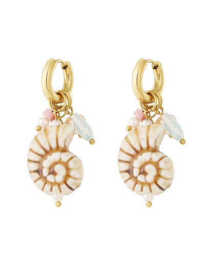 Coral Bay – Stainless Steel Earrings - Mevotti