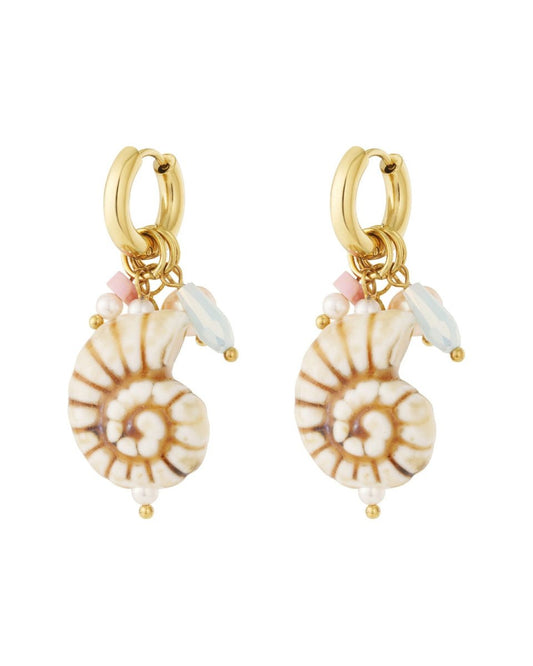 Coral Bay – Stainless Steel Earrings - Mevotti
