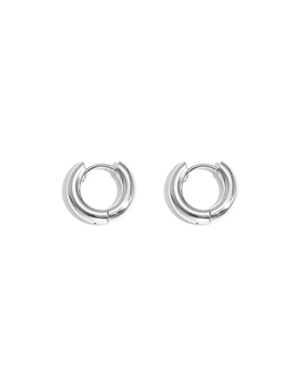 Everyday Hoops - Stainless Steel Earrings - Mevotti