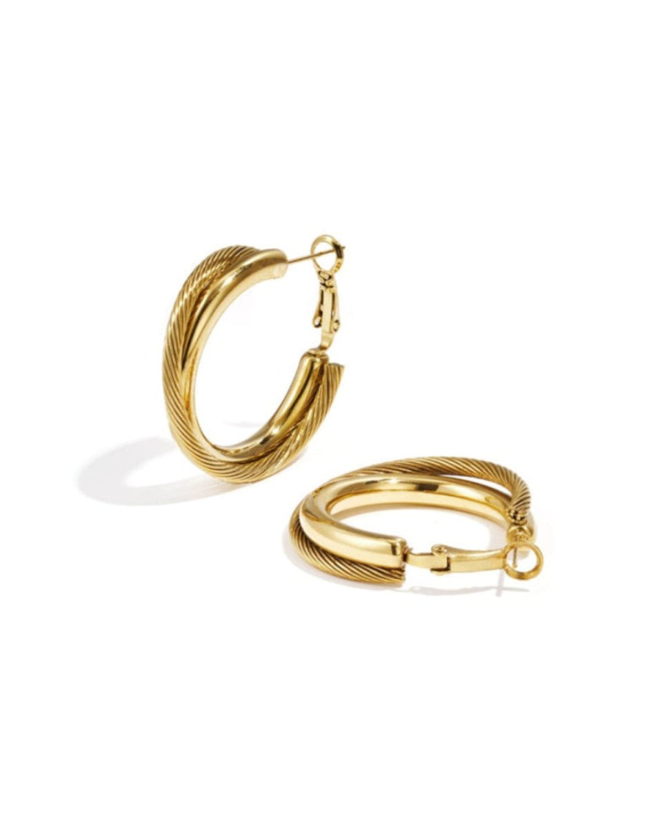 Jasmin twisted earrings - Mevotti