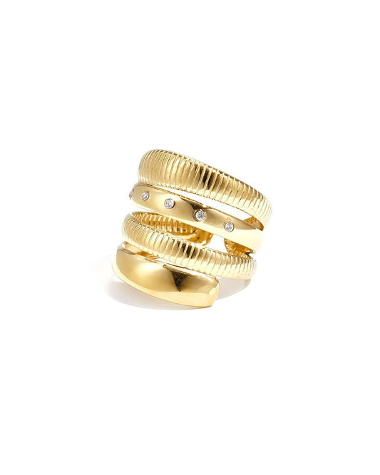 Layered snake ring - Mevotti