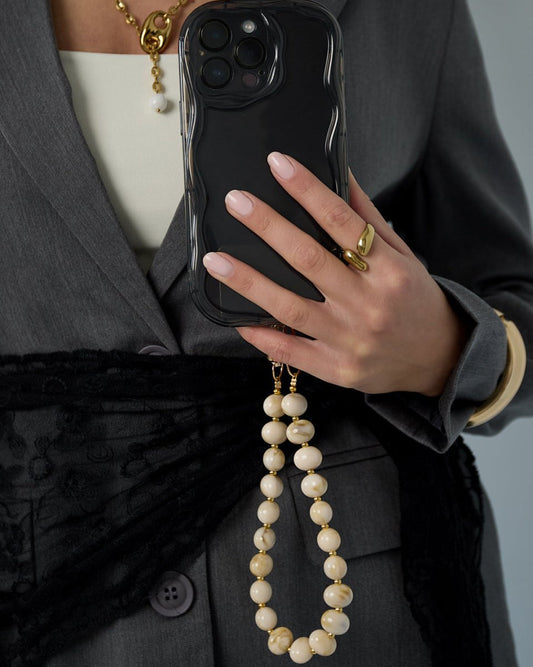 Pearl Phone Charm - Mevotti