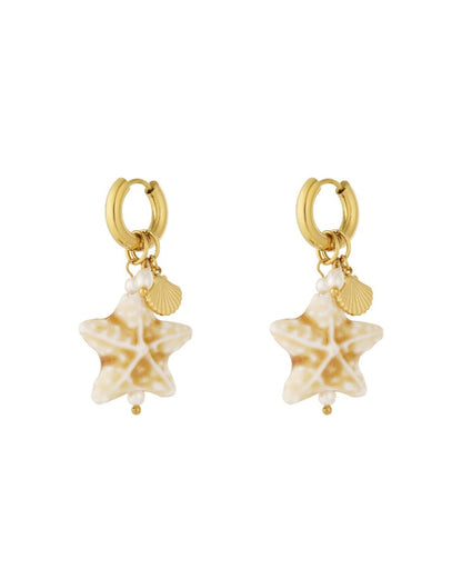Sea Star - Stainless Steel Earrings - Mevotti