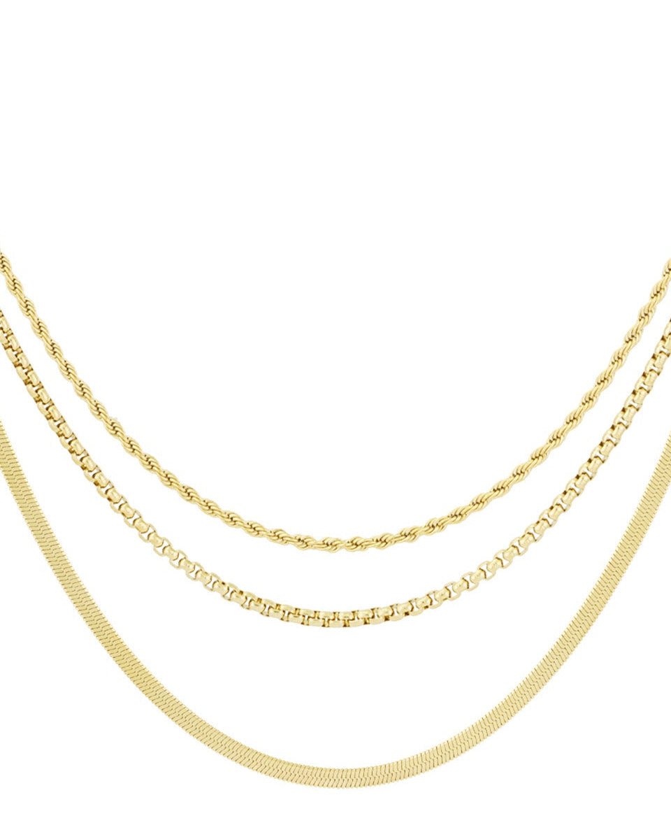 Stacked Julia Necklace - Mevotti