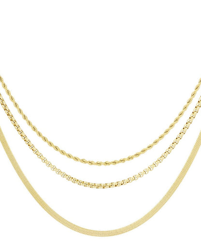 Stacked Julia Necklace - Mevotti
