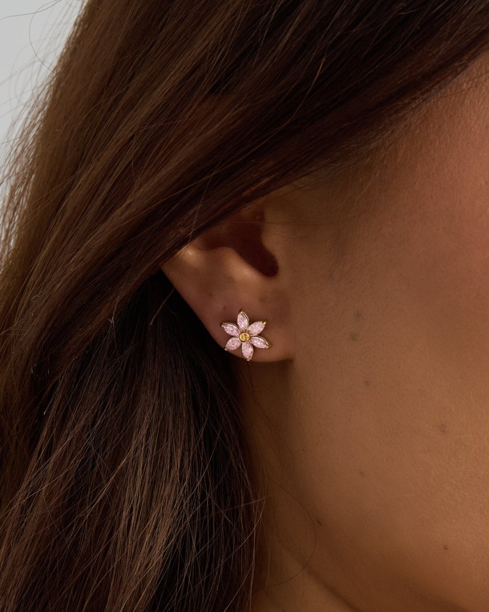 Sunflower strass earrings - Mevotti