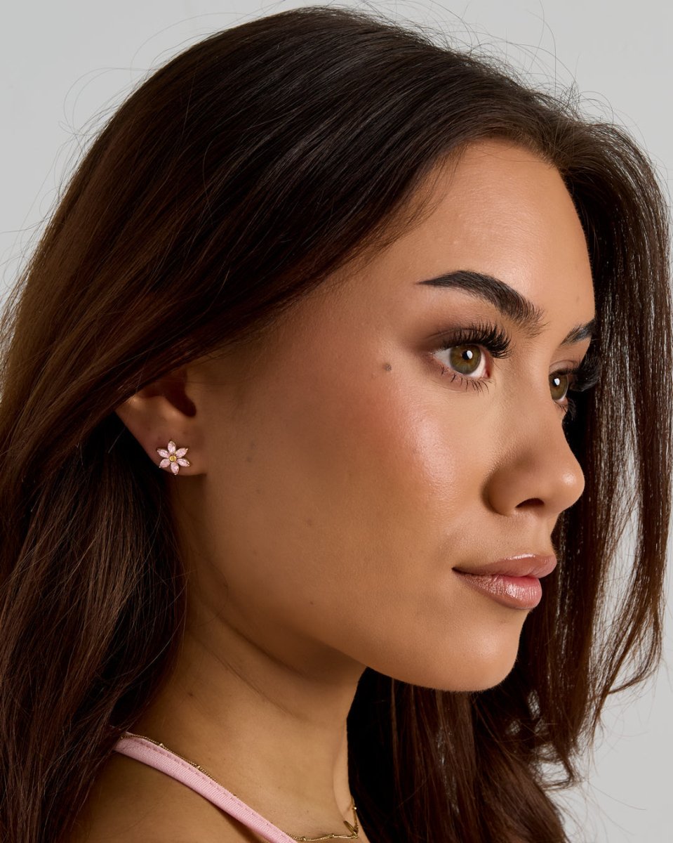 Sunflower strass earrings - Mevotti