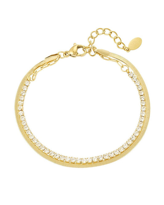 Tennis snake bracelet - Mevotti