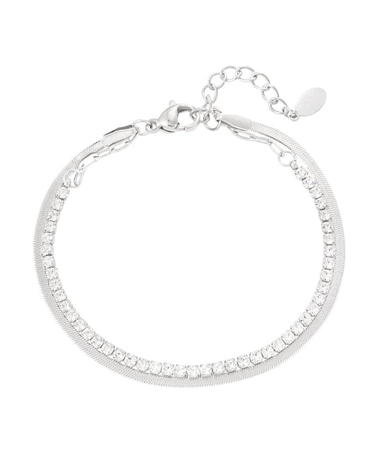 Tennis snake bracelet - Mevotti