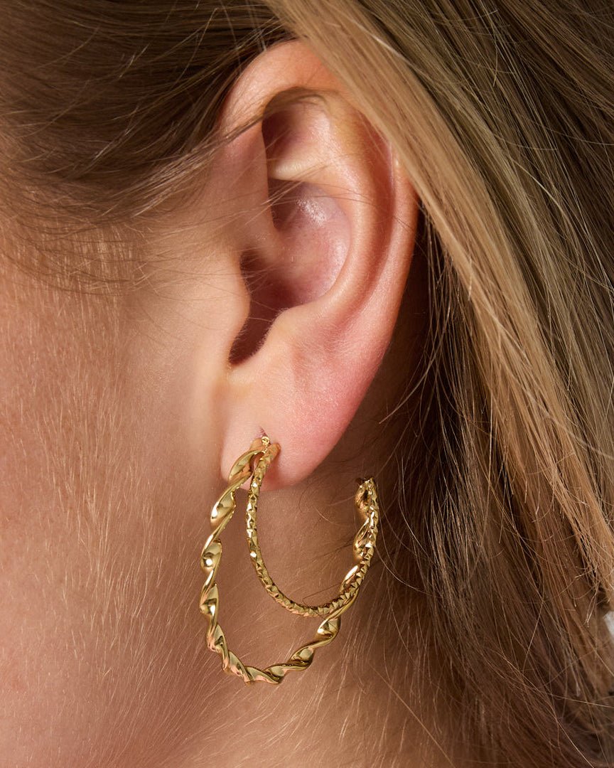 Twisted double earrings - Mevotti