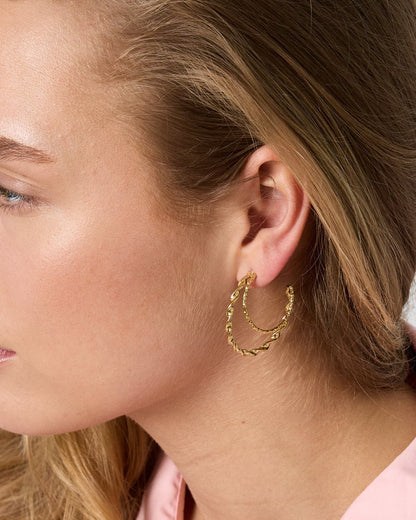 Twisted double earrings - Mevotti
